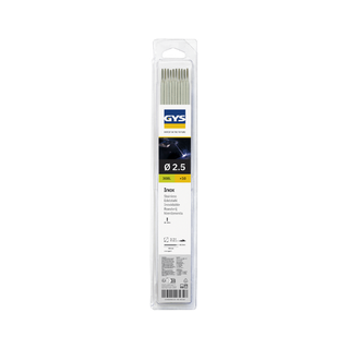 10 ELECTRODES 308L INOX Ø2,5 - BLISTER | Mougenot & Fils
